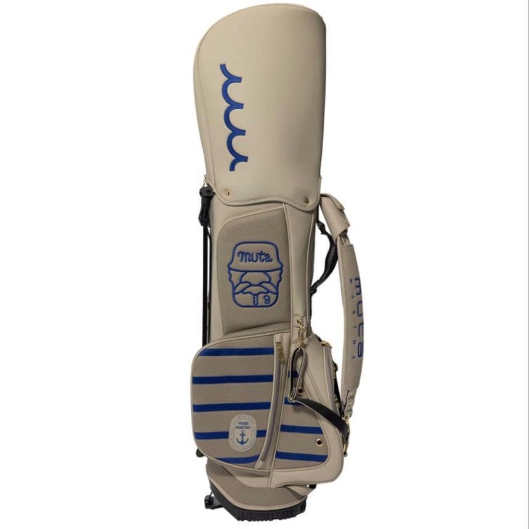 完売品　新品未使用 muta ムータ　ゴルフ キャディバッグ ベージュ