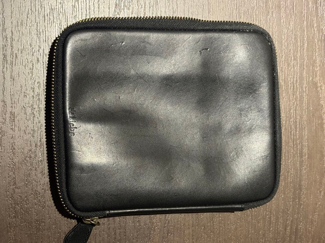 &Liebe レザー製ジッパー式筆箱