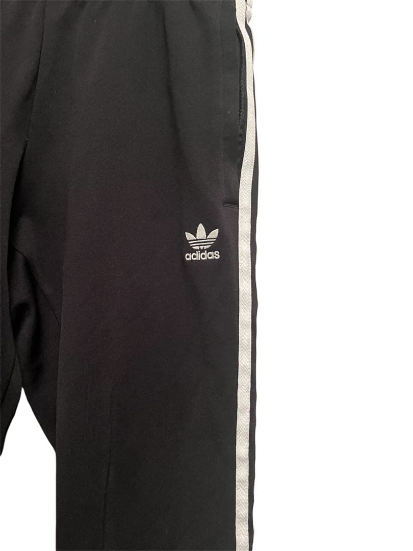 【美品】adidas ファイヤーバード　ジャージ上下　ブラック