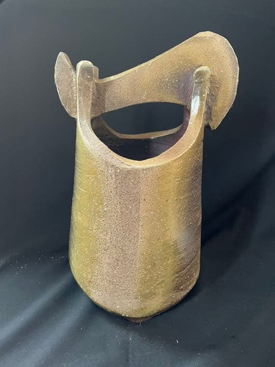 【新品・未使用】備前焼　桶・花入