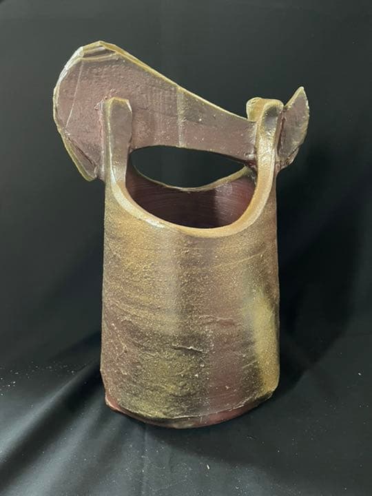 【新品・未使用】備前焼　桶・花入