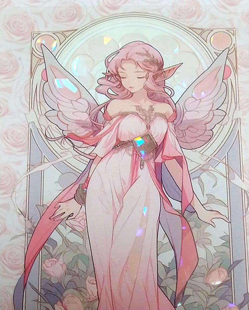 ラスト✩廃盤品✩J1050＃夕月幽境(贝壳光)切り売り海外人物女の子AIマステ