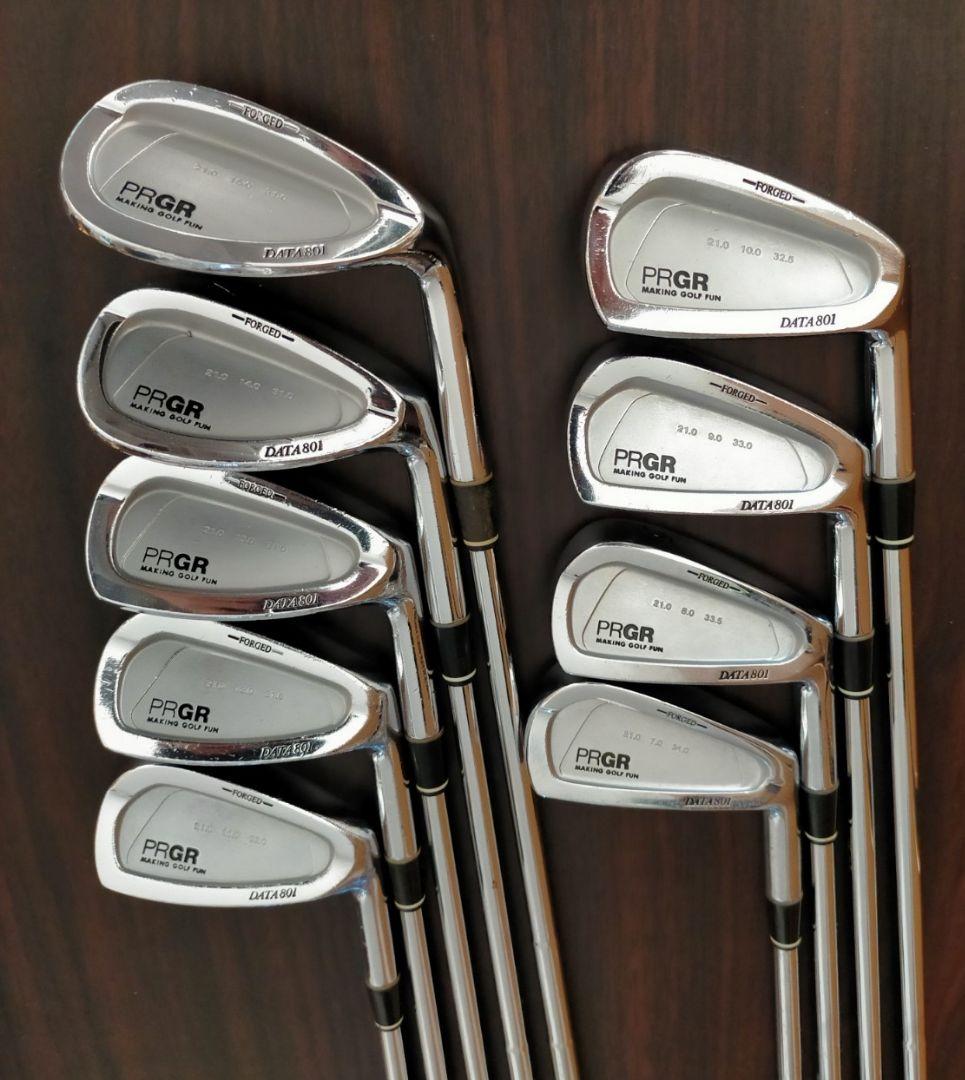 PRGR data801 アイアン 9本 セット プロギア m-40