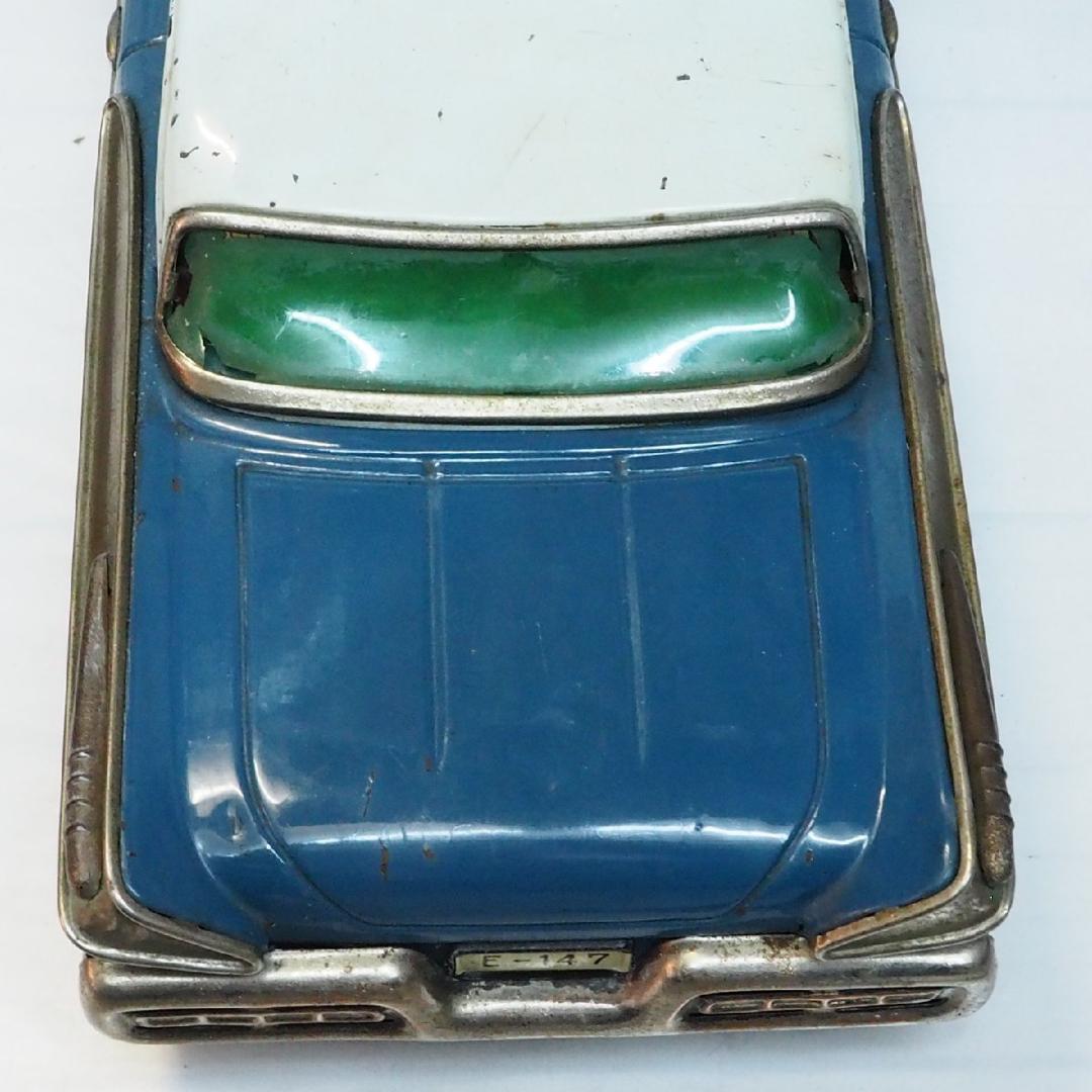 米澤【58マーキュリー モントクリア青 大】ブリキ tin toy car箱無