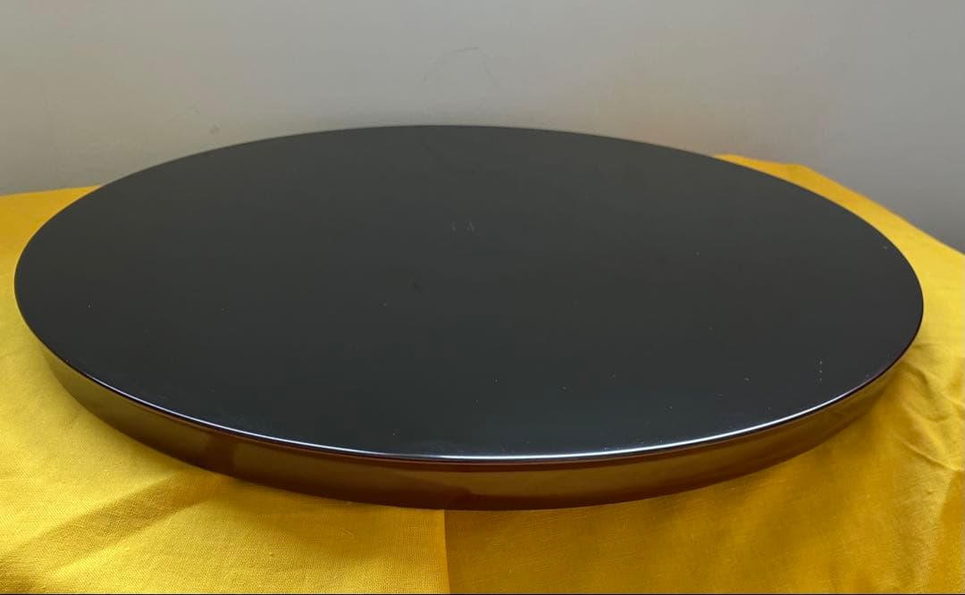 箱瀬淳一　輪島塗　丸盆