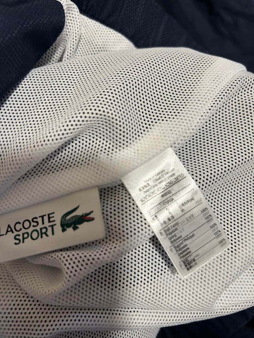 LACOSTE テニスウェア メンズ ダイヤリップストップセットアップ
