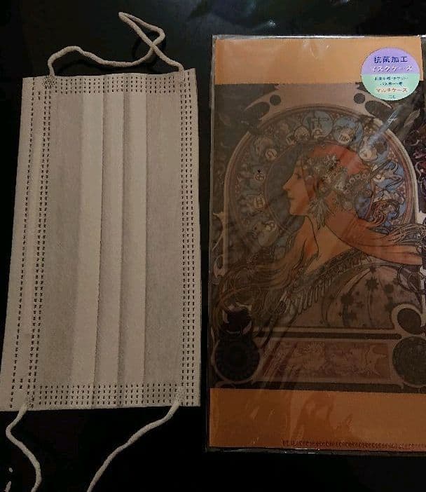 美術展グッズ☆マスクケース☆ミュシャ《黄道十二宮》