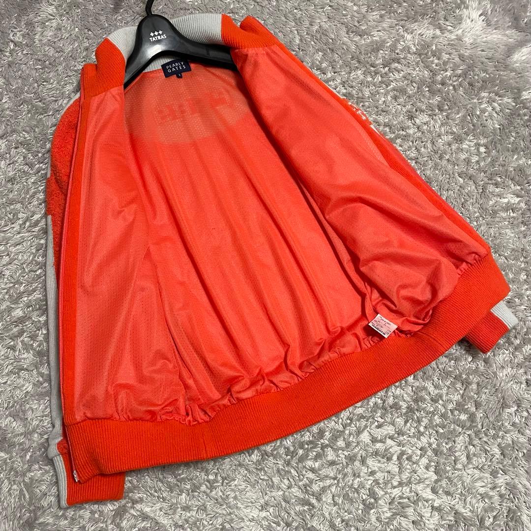 パーリーゲイツ　ニット　ジャケット　3 Mサイズ　セーター　ブルゾン　裏付き