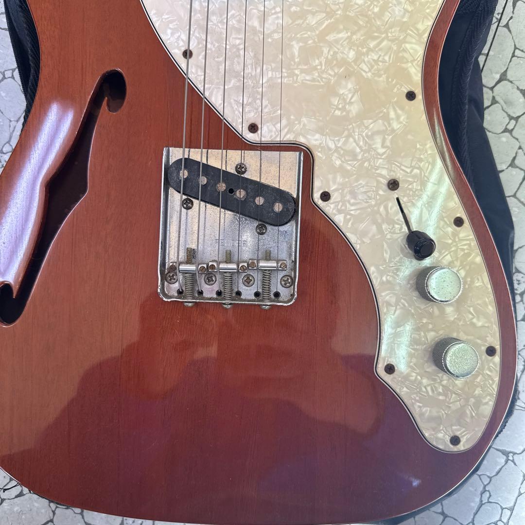 Fender Telecaster セミホロウボディ ブラウン　メキシコ