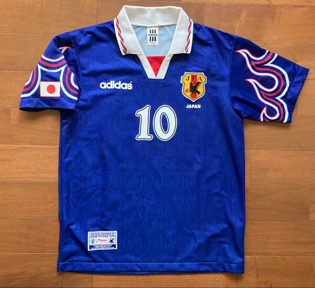 adidas 日本代表 炎 10番 名波　1997　ワールドカップ（Lサイズ）