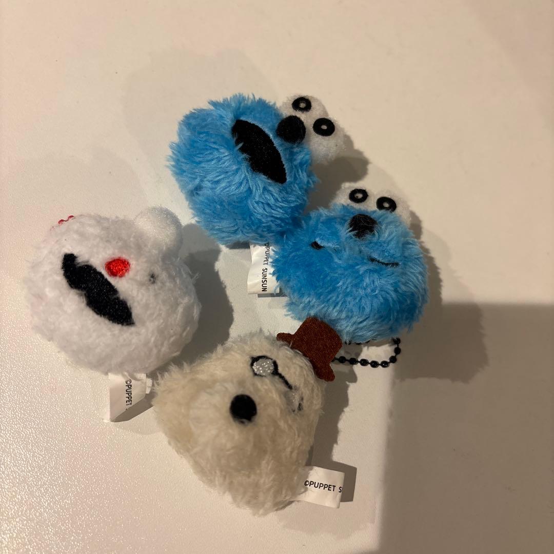 パペットスンスン　ぬいぐるみマスコットキーチェーン　コンプ