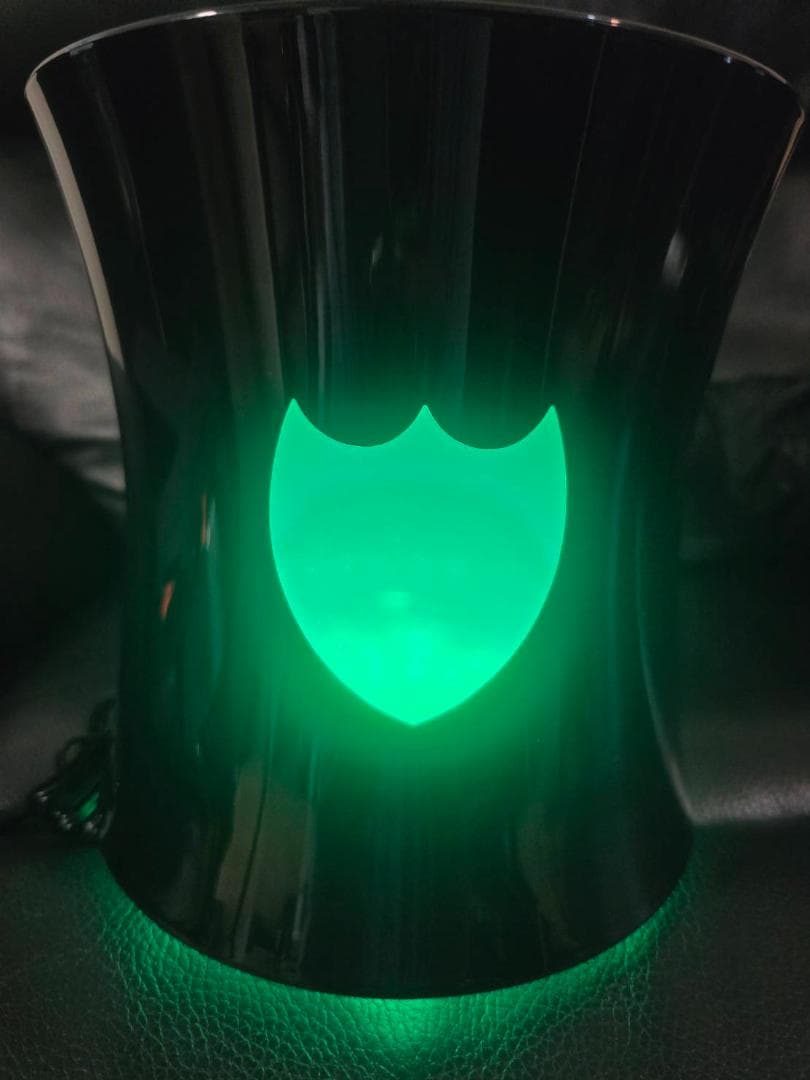 【2個セット】シャンパンクーラー ドンペリ 光るLEDとブラッククーラー