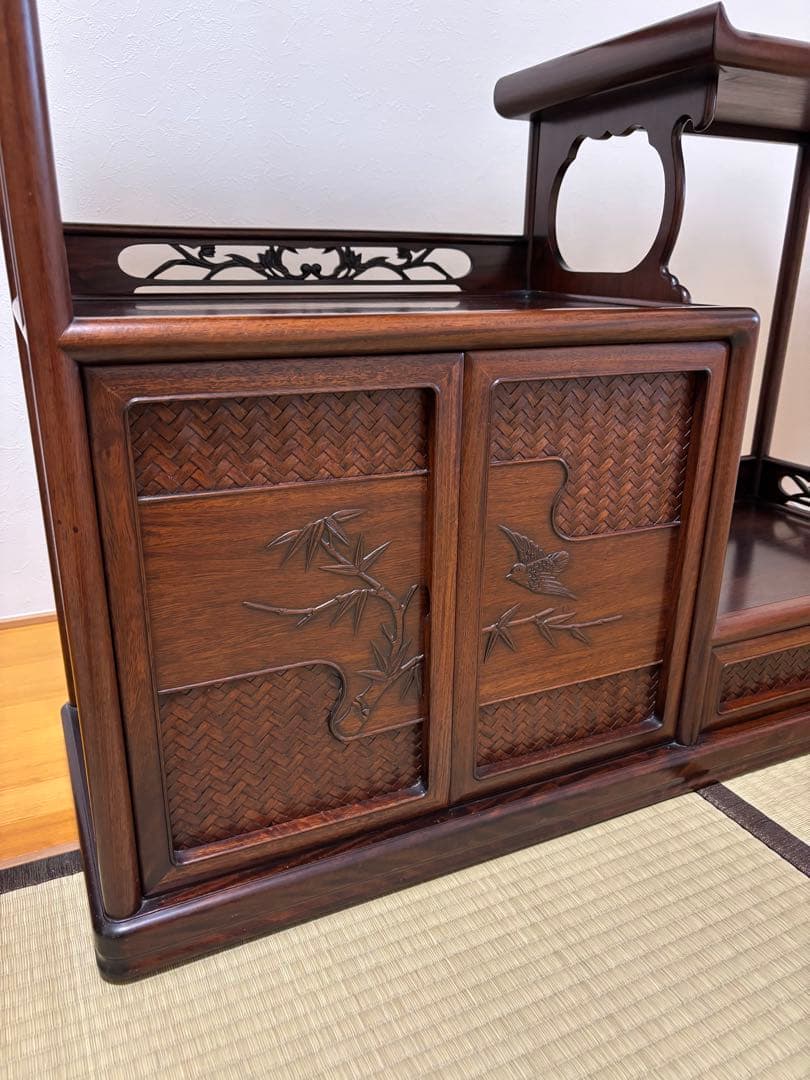 和風　箪笥　オープンシェルフ　アンティーク