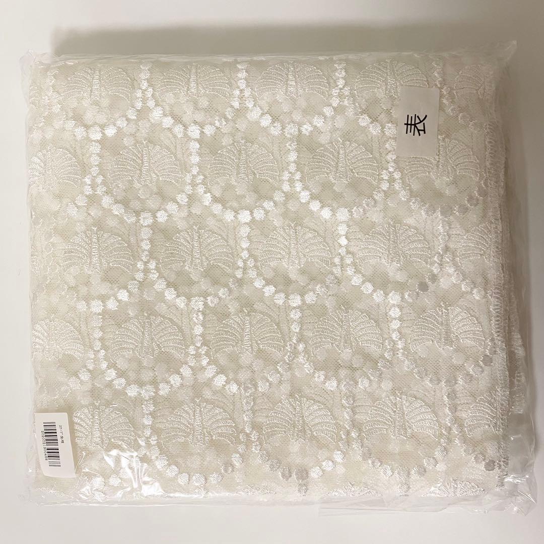 新品　東京事変　チュール刺繍　レース生地　2メートル　スクープ生地