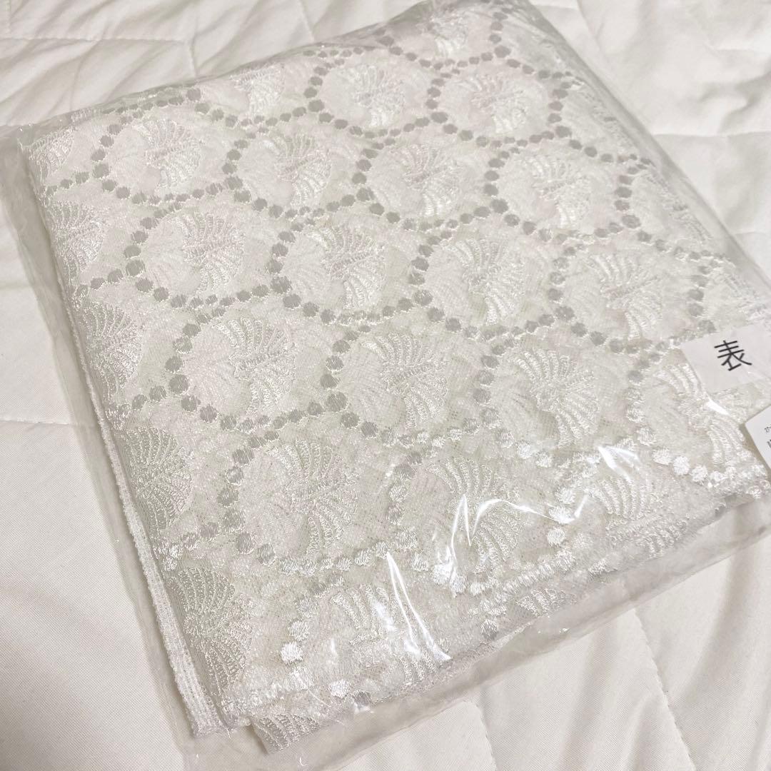 新品　東京事変　チュール刺繍　レース生地　2メートル　スクープ生地