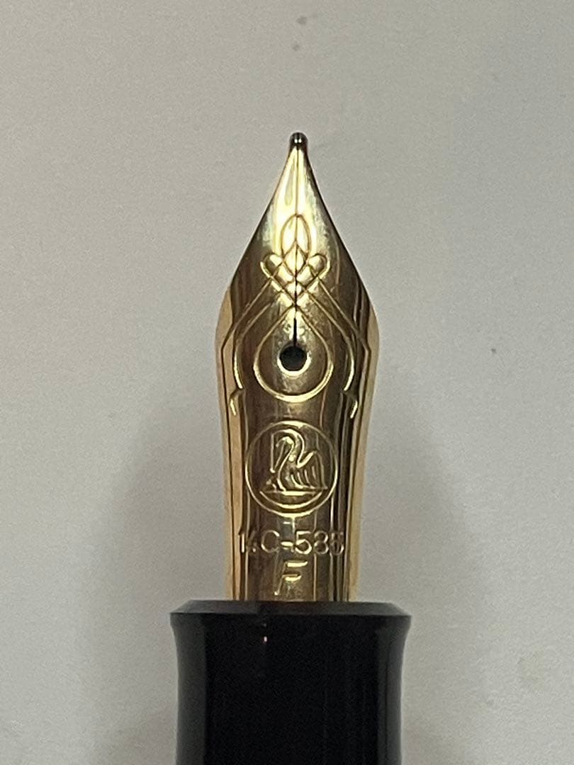 Pelikan M400SE brown-stripes F-nib 茶縞 細字