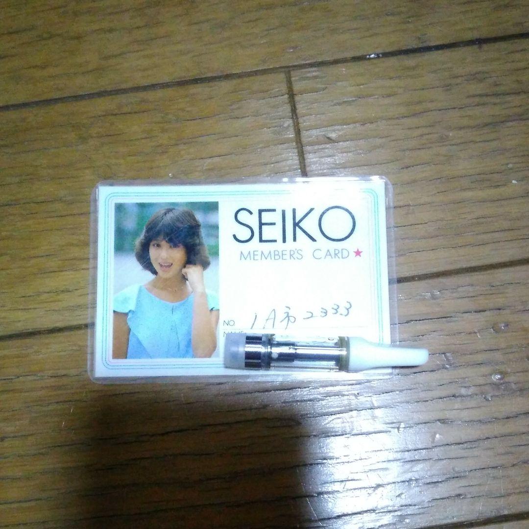 ♥松田聖子♥　後援会メンバーズカード