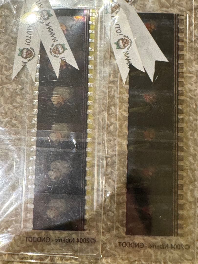 ジブリ フィルムブックマーカー カルシファー　キス　ハート　三鷹の森ジブリ美術館