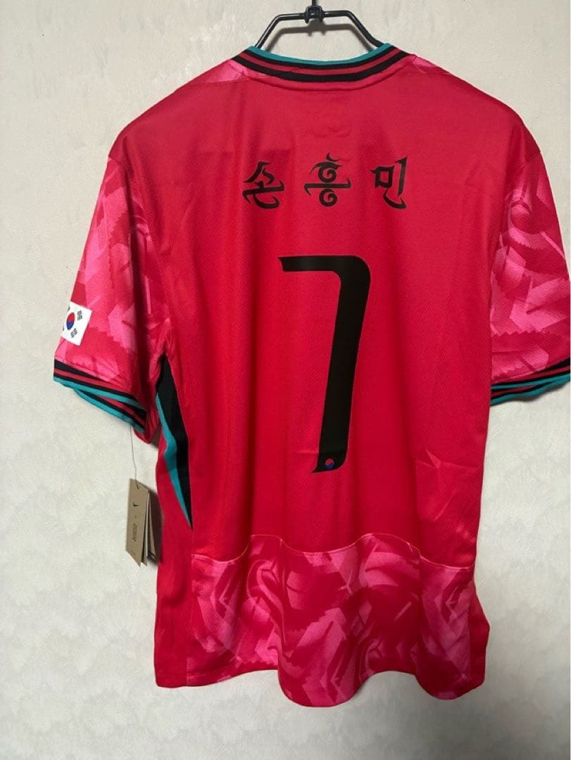 韓国代表 ブラジル戦 ハングル文字 ユニフォーム 新品 XXL ソンフンミン