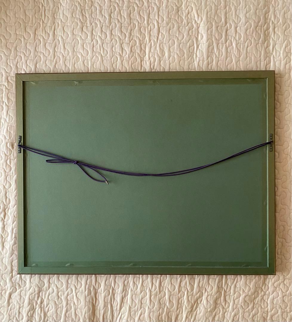 【再値下げ】宮本秋風 木版画 「湿原の春」段ボール箱付き