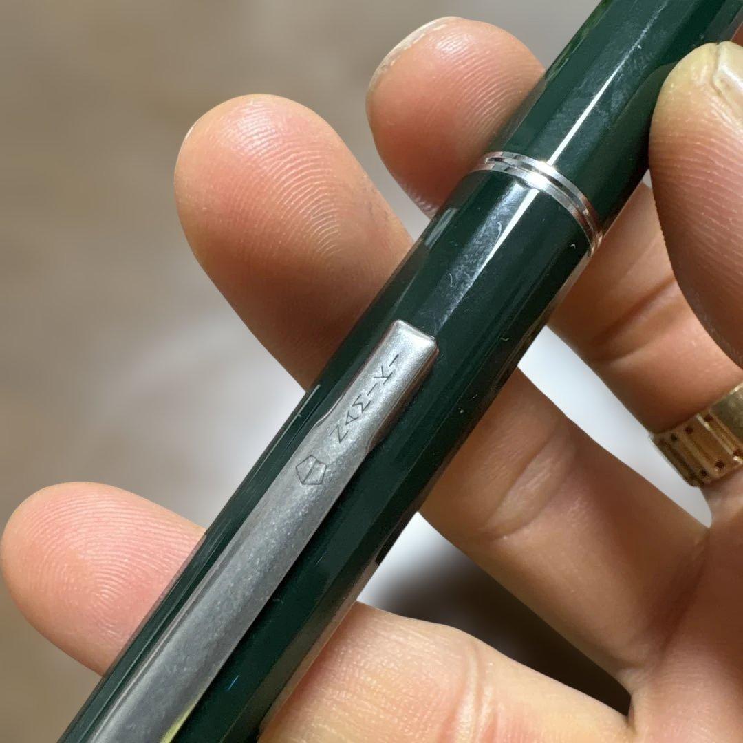 緑色 メタルクリップ 万年筆 NAMIKI PILOT 14k