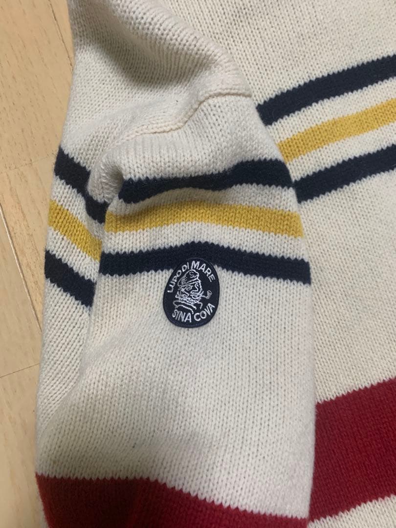 SINA COVA ストライプニットセータージャンパー L