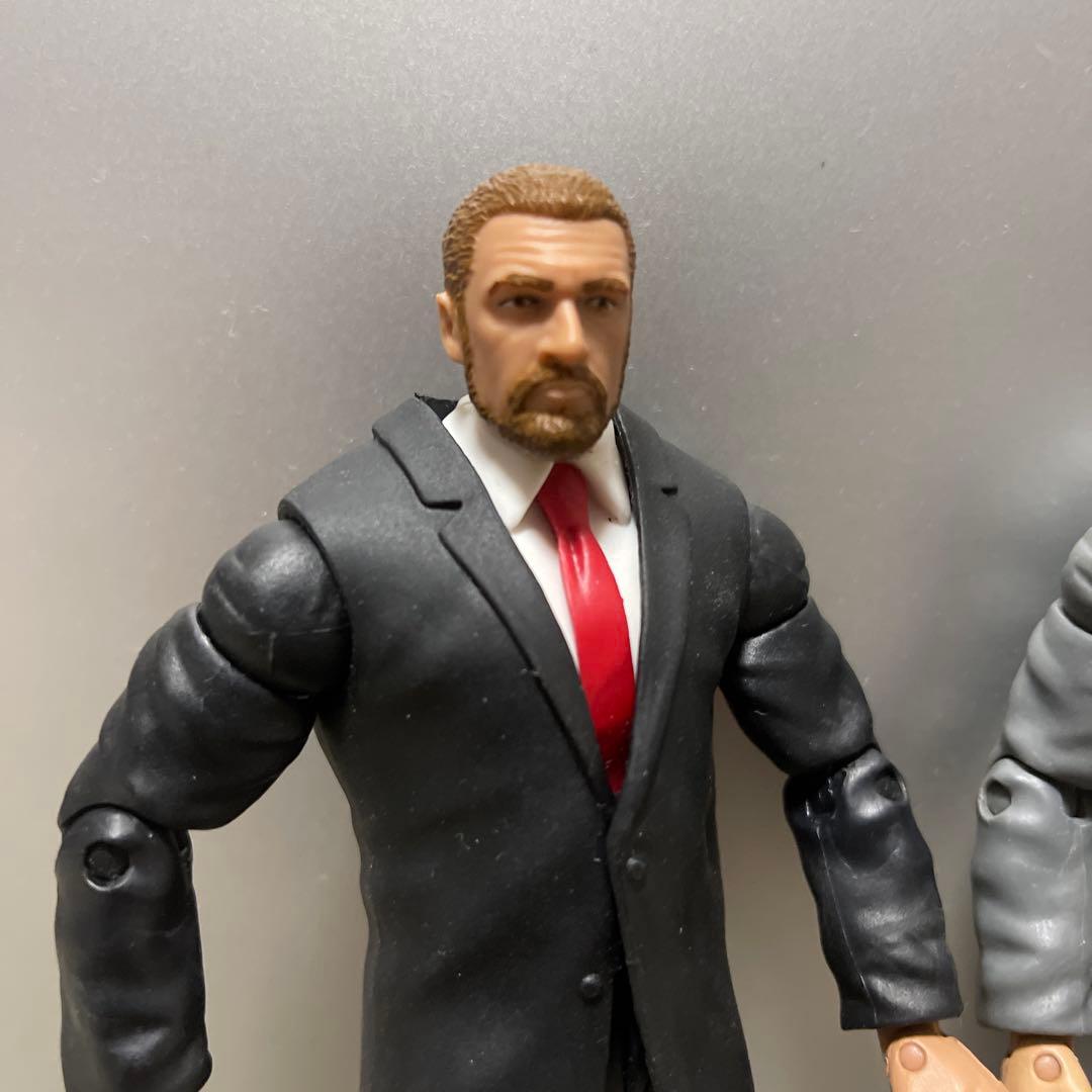 WWE マテル ヴィンス マクマホン トリプルH ステフフィギュア 3体セット