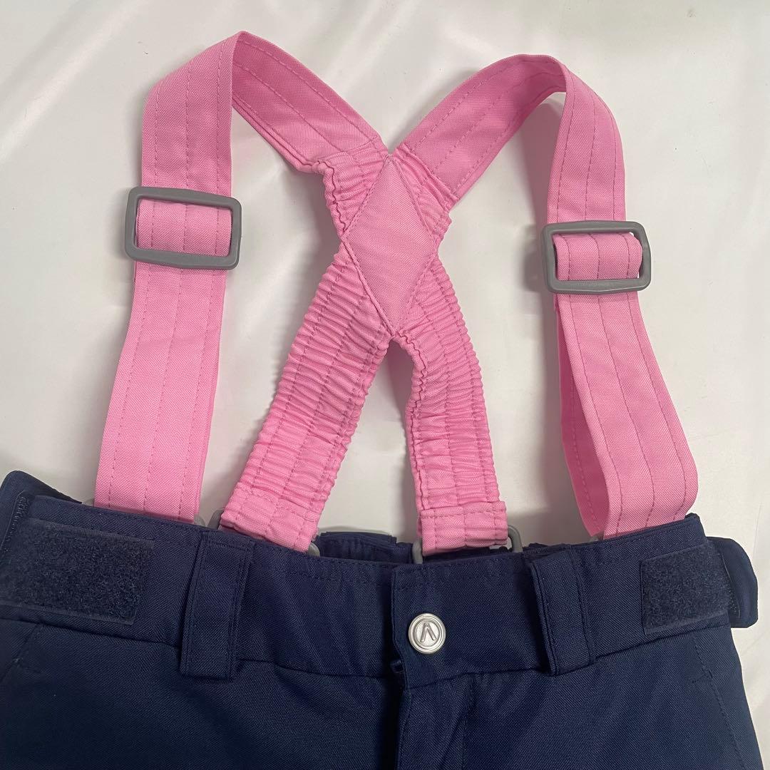 ARBN 白×紺 スキーウェア上下セット 130cm AB23WW1350J ①