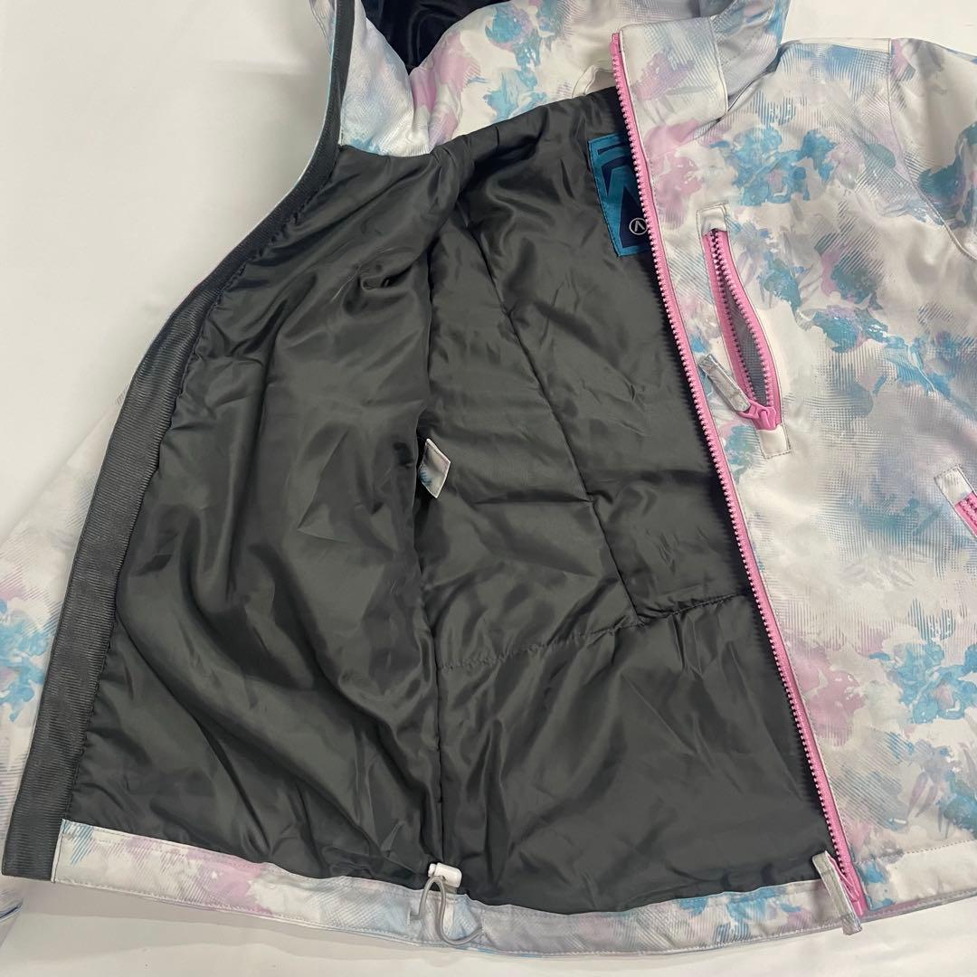 ARBN 白×紺 スキーウェア上下セット 130cm AB23WW1350J ①