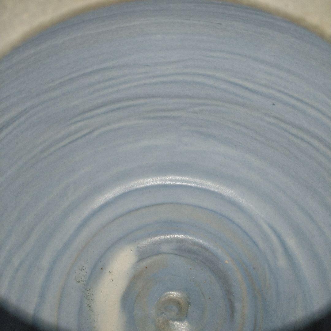 NO561 尾形香三夫 練上陶芸 花瓶(壺型) 銘有り「香」