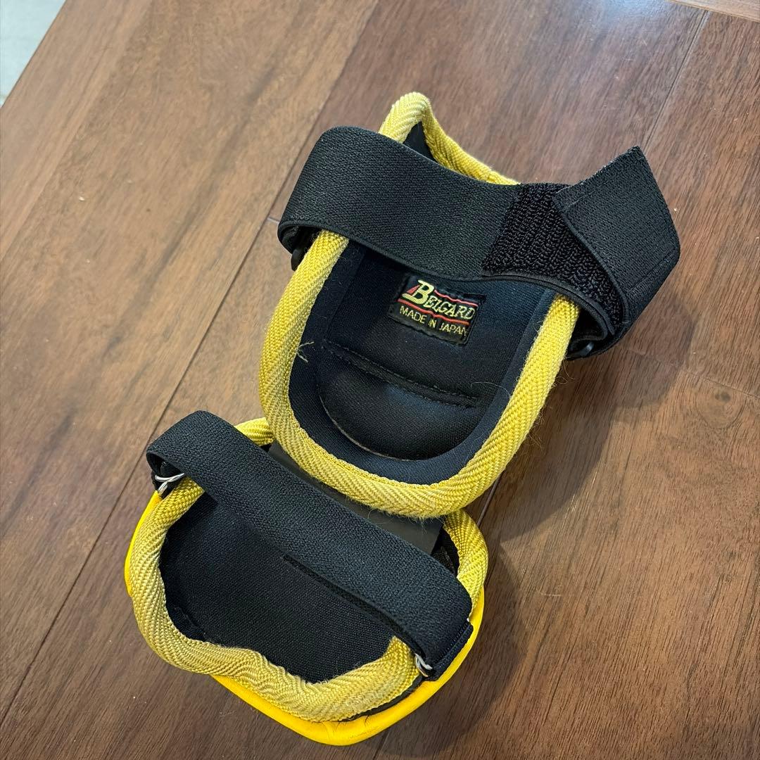 イエロー エルボーガード ベルクロ式
