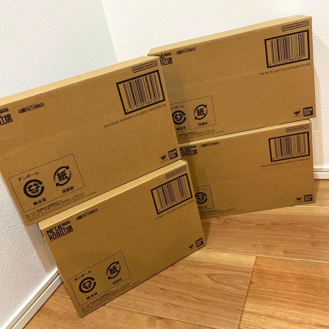 L ROBOT魂　SEEDFREEDOM 4種セット