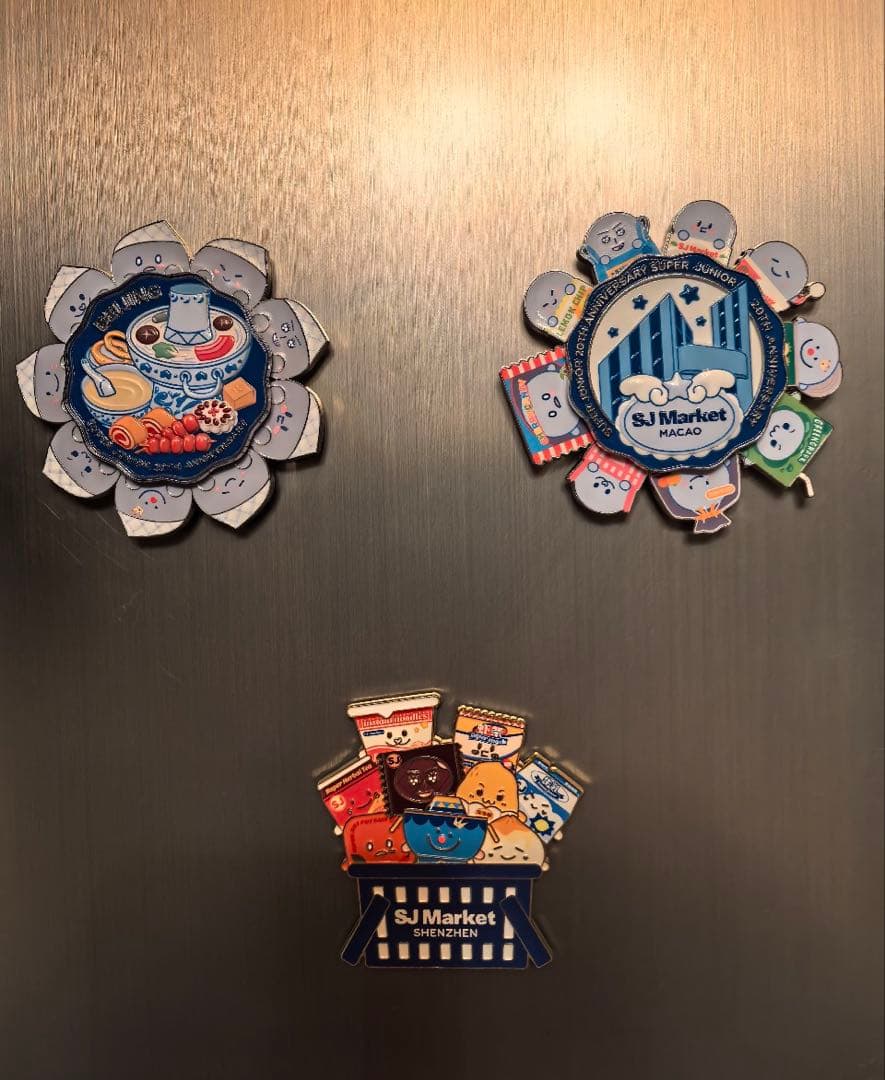 SJMarket都市限定マグネット3枚