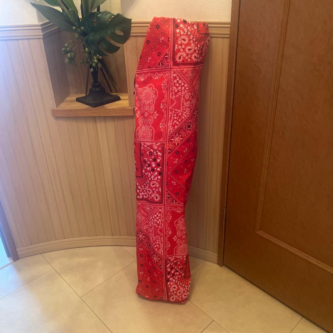 新品　DIESEL ディーゼル アウトドアチェア　 赤 ペイズリー柄