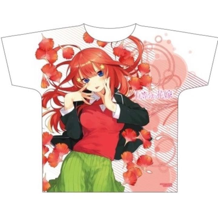 五等分の花嫁　フルグラフィックTシャツ　4種セット　初期　原作絵