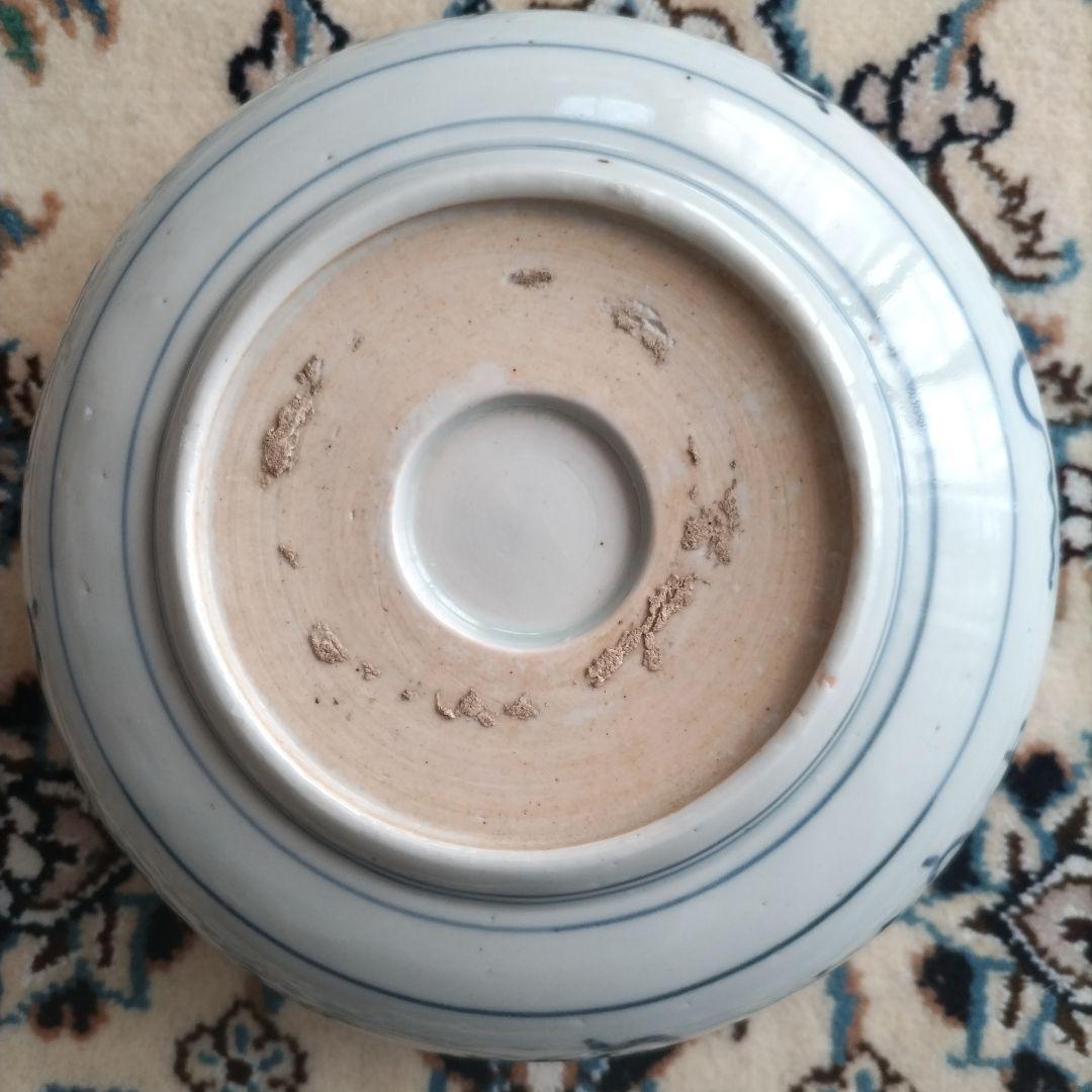 古伊万里 江戸期 竹虎 鉢 骨董 アンティーク