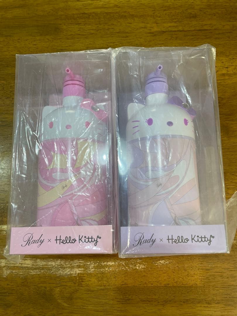 Rady xハローキティ シャンプーボトル 2個セット ピンク 紫