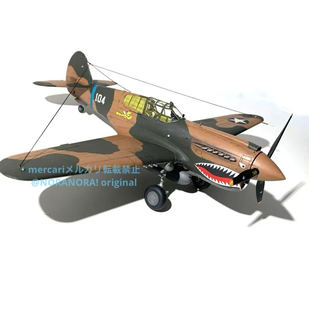 1/48 カーチスP-40E ウォーホークJT86プラモデル 完成品