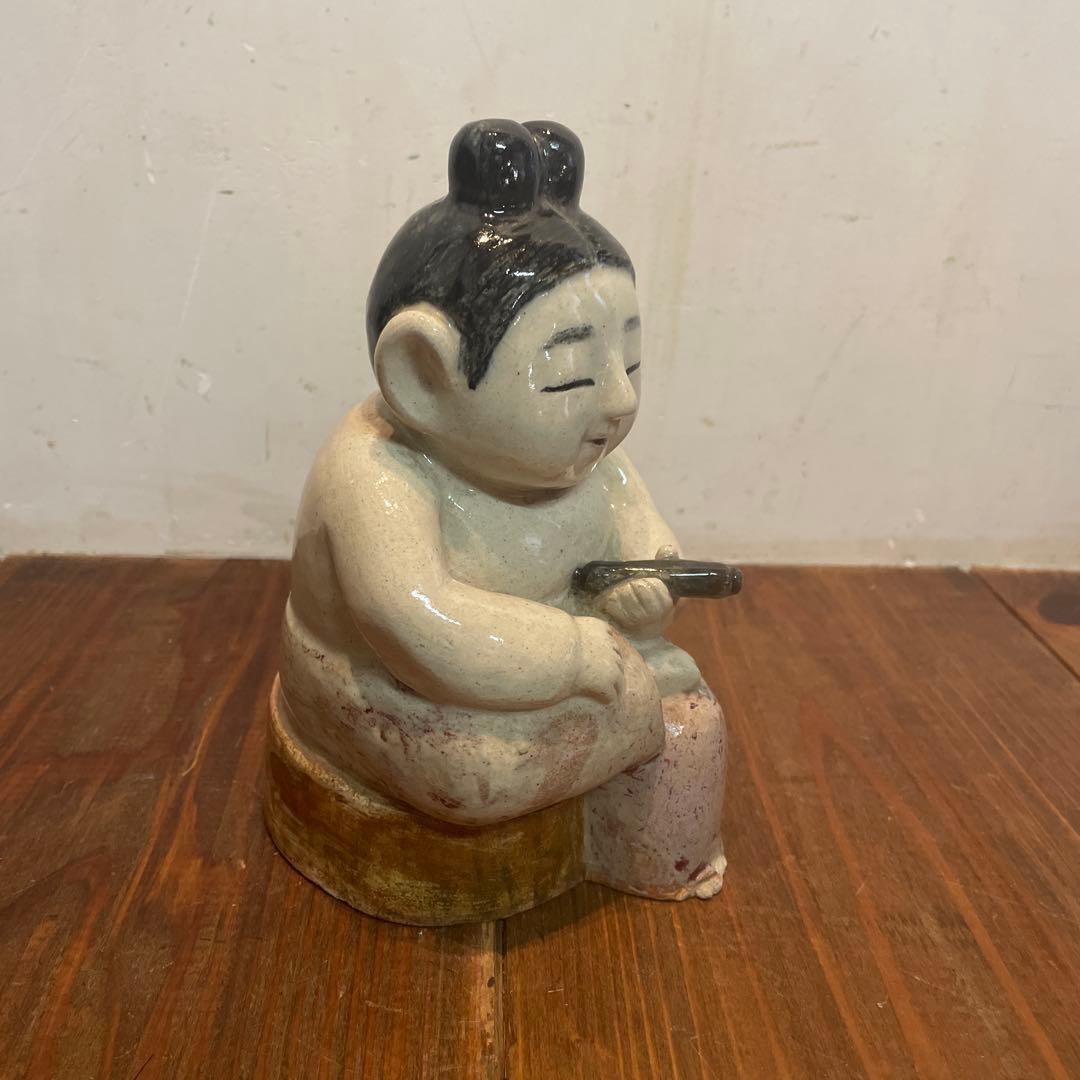 美品　陶芸　置物　オブジェ　年代物　ヴィンテージ　雰囲気ある