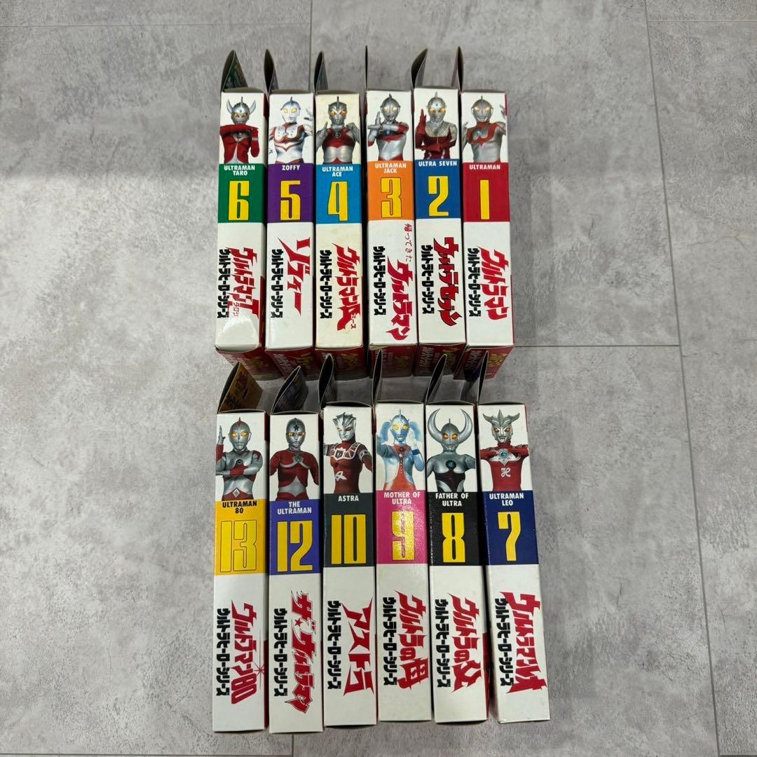 ウルトラマン　ウルトラヒーローシリーズ　ソフビ　フィギア　箱・カード付き