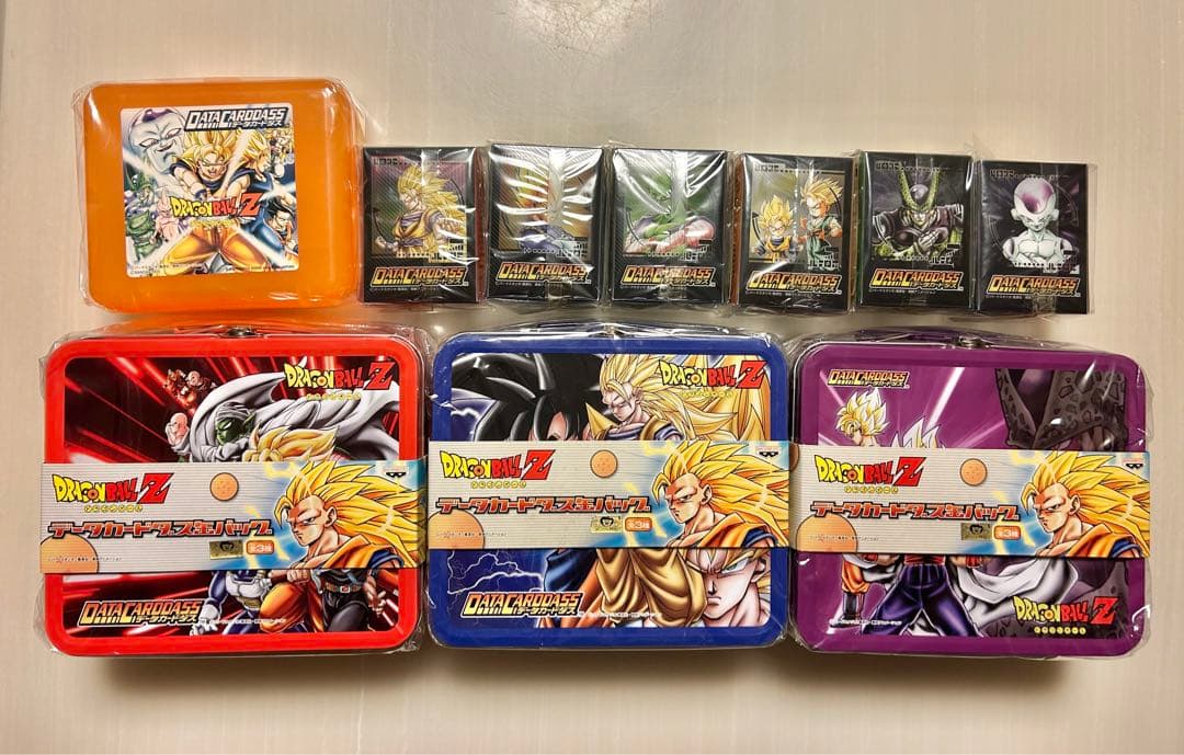 (新品未開封)ドラゴンボール 缶バッグ データカードダス セット