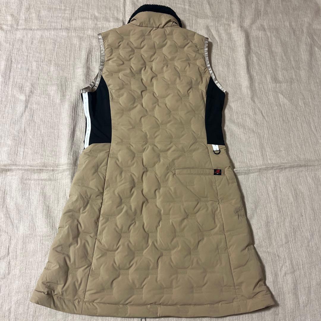 【新品】ニューバランスゴルフ ダウンワンピース ベージュサイズ1 （M）