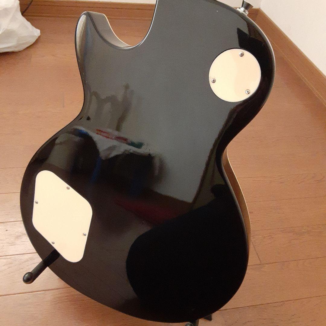 美品　Maison ブラック エレキギター レスポールタイプ