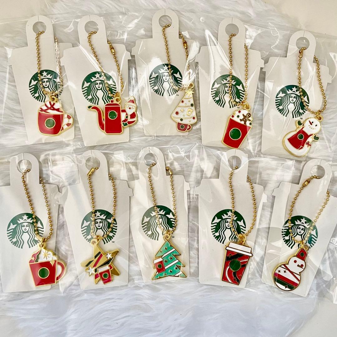 スタバ クリスマス オーナメント 2023 限定 美品 限定 フラペチーノ ツリ