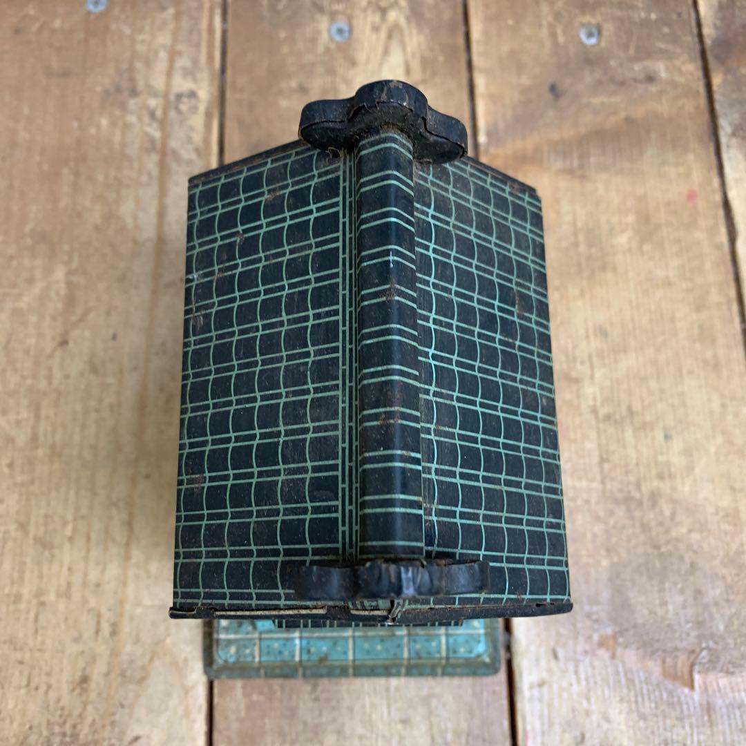 3F 【昭和レトロ】ブリキ 貯金箱 蔵型 AOKI TOY 日本製 ヴィンテージ