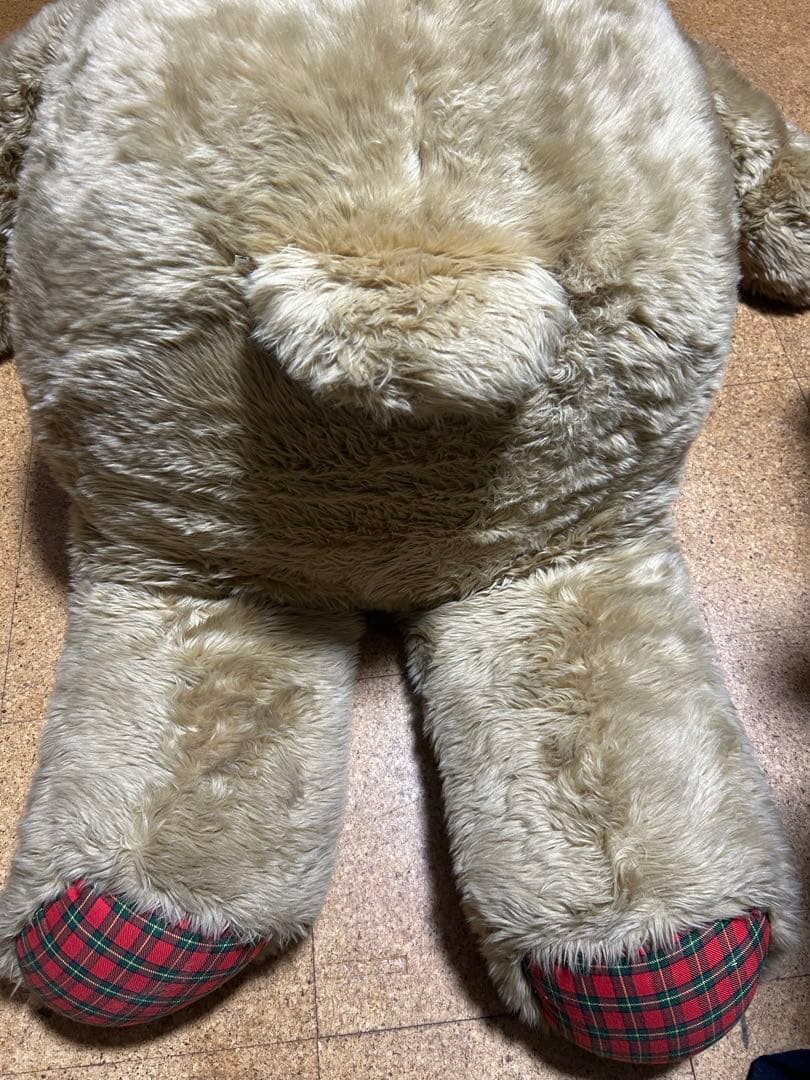 テディベア　特大ぬいぐるみ　クッション　抱き枕