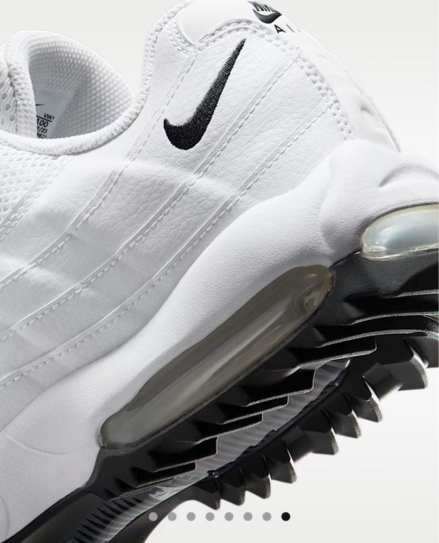 シューズ(男性用) Nike Air Max 95 Golf \"White/Black\"