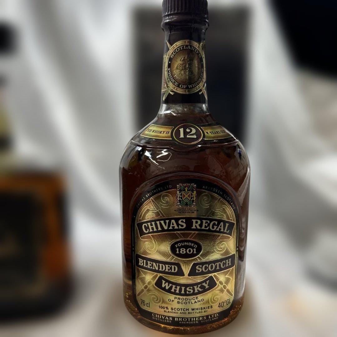 ウイスキー ロイヤルクラウン．ロイヤル12年.シーバスリーガル未開封3点セット