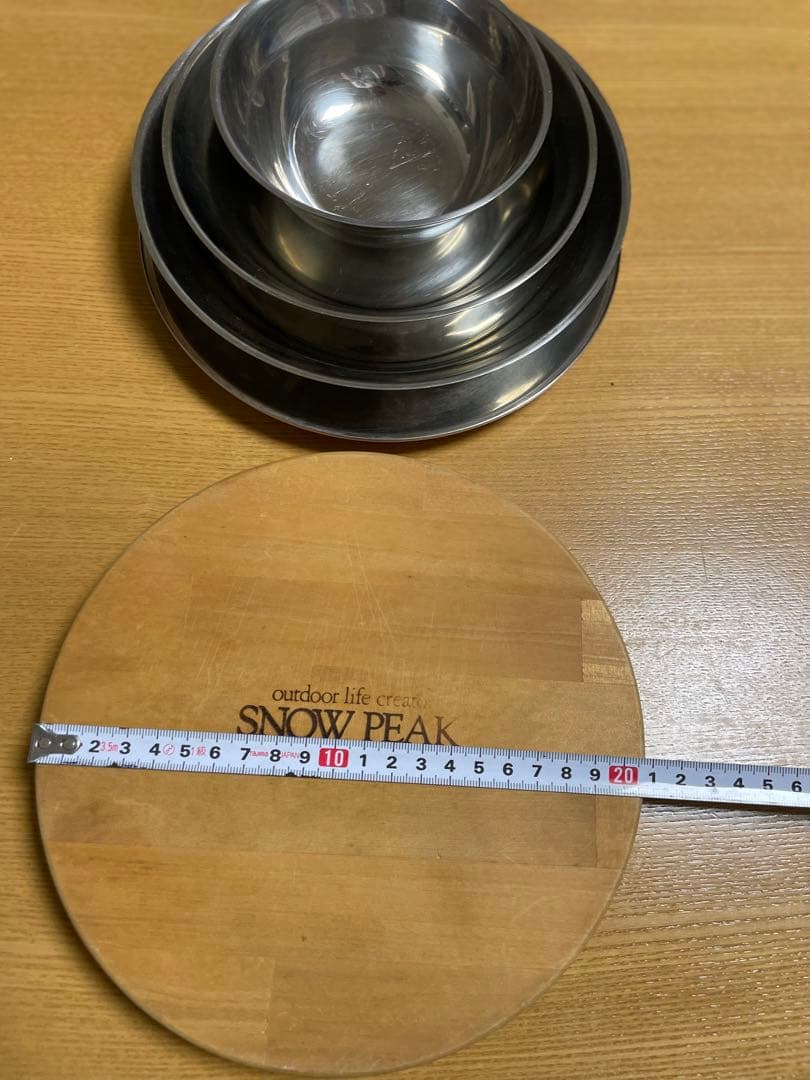 希少スノーピークテーブルウェア5点セット
