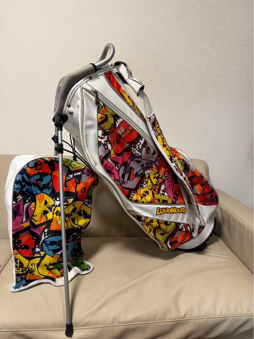 【送料込み】希少　ゴルフバッグ　ラウドマウス　スタンド式キャディバッグ